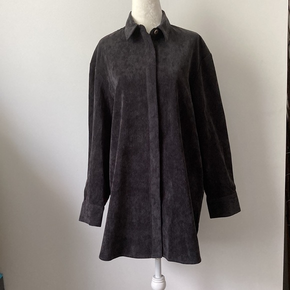 Zara Light Corduroy Textured Weave Overshirt - Picture 9 of 12